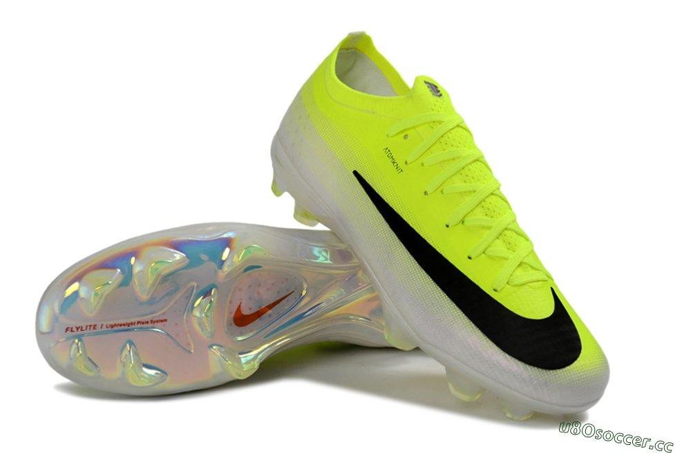 Unisex Nike Air Zoom Mercurial Vapor 17 Elite FG Firm Ground Low-Tops Football Boots - Yellow/Vibrant Yellow/Sleek Black 4