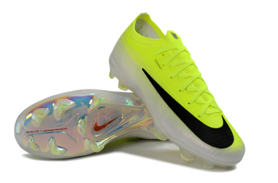 Unisex Nike Air Zoom Mercurial Vapor 17 Elite FG Firm Ground Low-Tops Football Boots - Yellow/Vibrant Yellow/Sleek Black