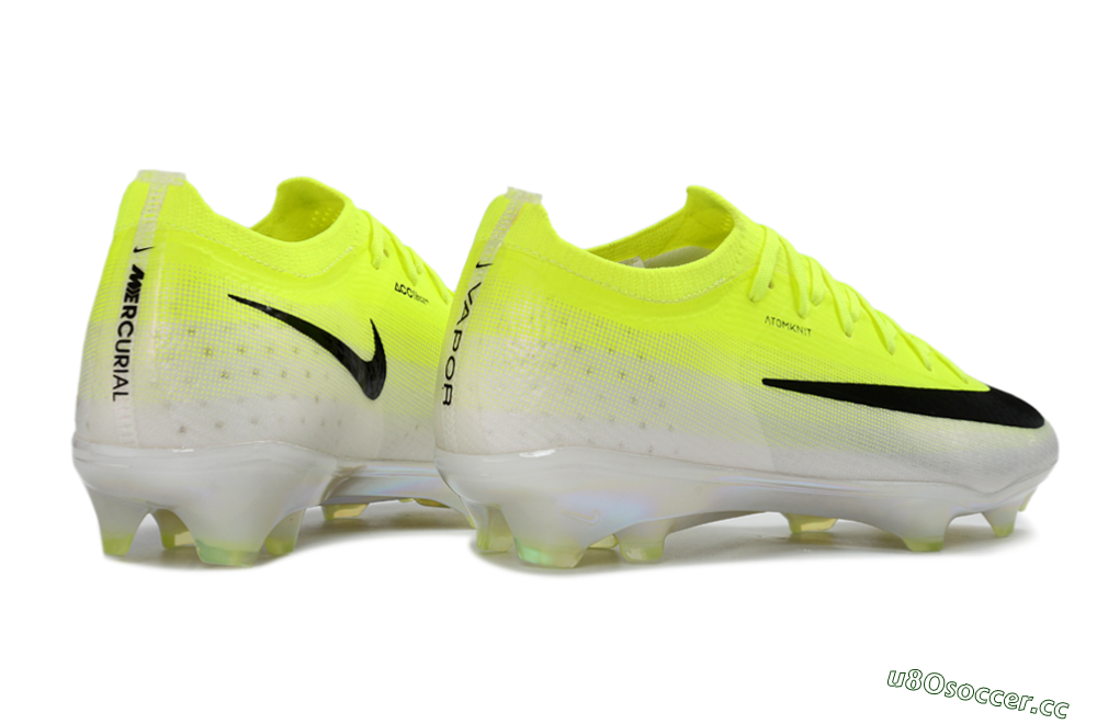 Unisex Nike Air Zoom Mercurial Vapor 17 Elite FG Firm Ground Low-Tops Football Boots - Yellow/Vibrant Yellow/Sleek Black 7