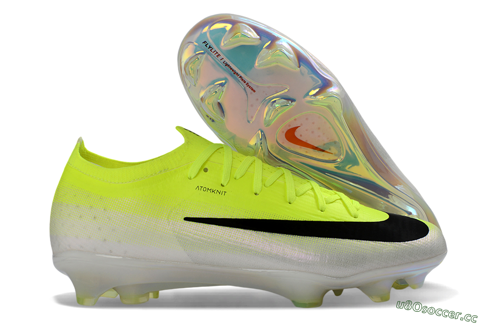 Unisex Nike Air Zoom Mercurial Vapor 17 Elite FG Firm Ground Low-Tops Football Boots - Yellow/Vibrant Yellow/Sleek Black 2