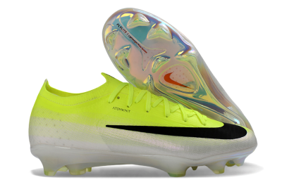 Unisex Nike Air Zoom Mercurial Vapor 17 Elite FG Firm Ground Low-Tops Football Boots - Yellow/Vibrant Yellow/Sleek Black