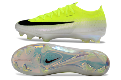 Unisex Nike Air Zoom Mercurial Vapor 17 Elite FG Firm Ground Low-Tops Football Boots - Yellow/Vibrant Yellow/Sleek Black