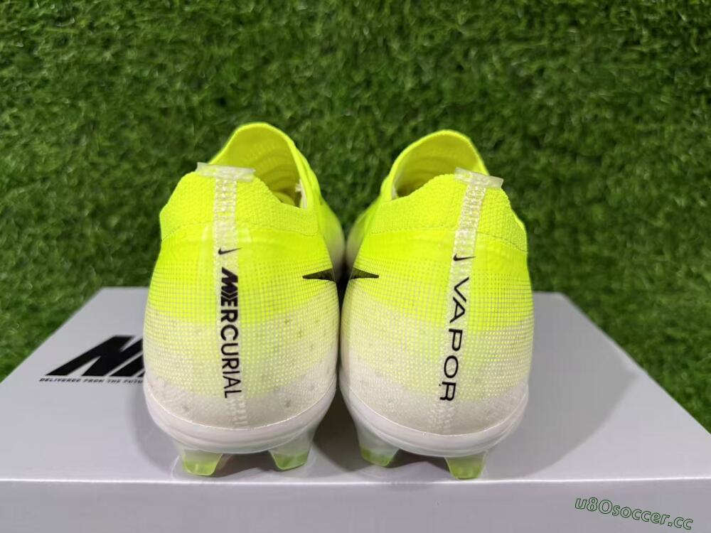 Unisex Nike Air Zoom Mercurial Vapor 17 Elite FG Firm Ground Low-Tops Football Boots - Yellow/Vibrant Yellow/Sleek Black