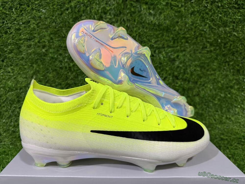 Unisex Nike Air Zoom Mercurial Vapor 17 Elite FG Firm Ground Low-Tops Football Boots - Yellow/Vibrant Yellow/Sleek Black
