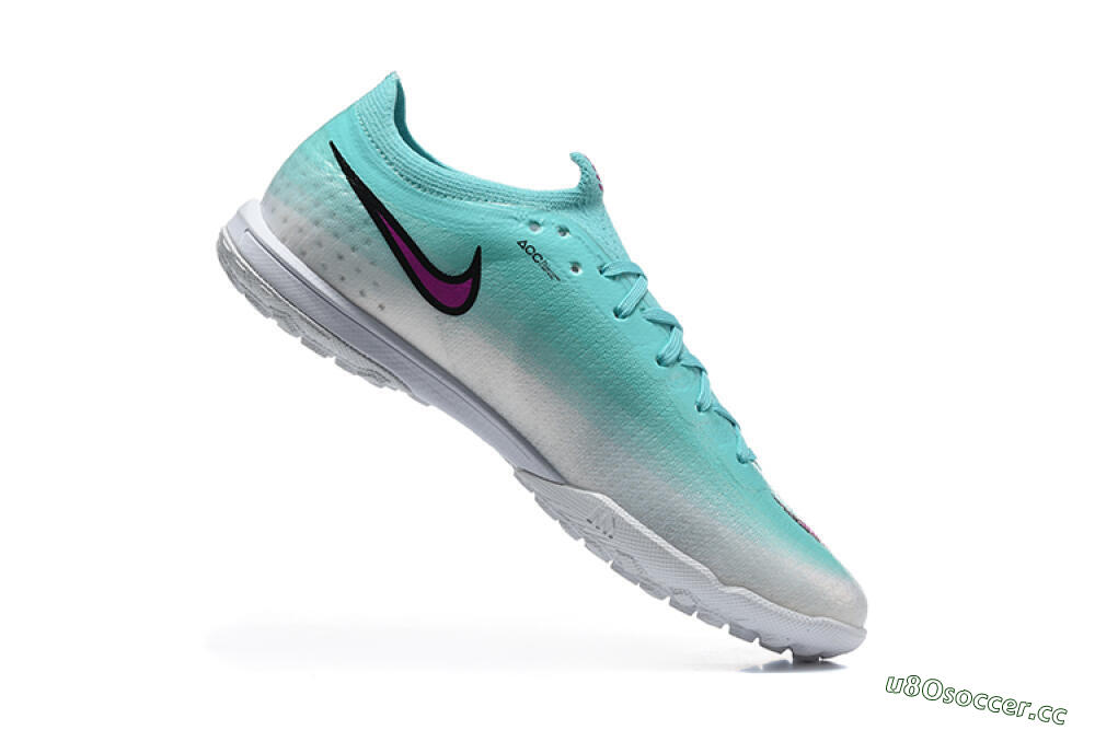 Unisex Nike Air Zoom Mercurial Vapor 17 Elite TF Artificial Turf Low-Tops Football Shoes - Aqua/Turquoise Dream/Purple Flash 7