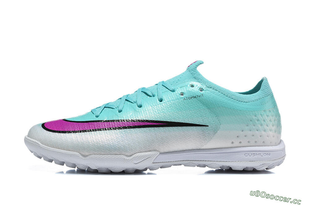 Unisex Nike Air Zoom Mercurial Vapor 17 Elite TF Artificial Turf Low-Tops Football Shoes - Aqua/Turquoise Dream/Purple Flash 0