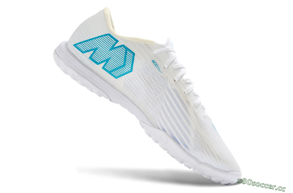 Unisex Nike Air Zoom Mercurial Superfly 11 Elite TF Artificial Turf Low-Tops Football Shoes - White/Aqua Breeze/Icy Blue 4