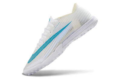 Unisex Nike Air Zoom Mercurial Superfly 11 Elite TF Artificial Turf Low-Tops Football Shoes - White/Aqua Breeze/Icy Blue