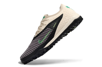 Unisex Nike Phantom 6 Elite Low TF Artificial Turf Low-Tops Football Shoes - Beige/Charcoal Gray/Lime Green