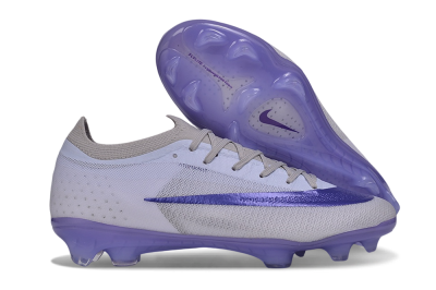 Unisex Nike Air Zoom Mercurial Vapor 17 Elite FG Firm Ground Low-Tops Football Boots - Purple/Light Peach/Pastel Purple