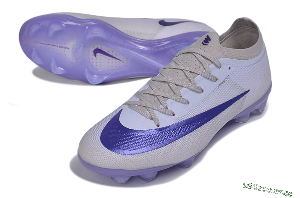 Unisex Nike Air Zoom Mercurial Vapor 17 Elite FG Firm Ground Low-Tops Football Boots - Purple/Light Peach/Pastel Purple 3