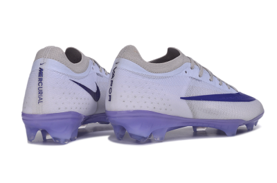 Unisex Nike Air Zoom Mercurial Vapor 17 Elite FG Firm Ground Low-Tops Football Boots - Purple/Light Peach/Pastel Purple