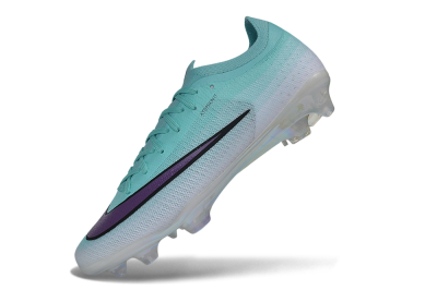 Unisex Nike Air Zoom Mercurial Vapor 17 Elite FG Firm Ground Low-Tops Football Boots - Turquoise/Aurora Green/Iris Purple