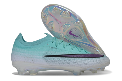 Unisex Nike Air Zoom Mercurial Vapor 17 Elite FG Firm Ground Low-Tops Football Boots - Turquoise/Aurora Green/Iris Purple
