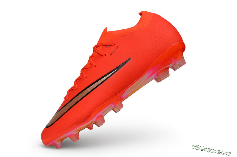 Men's Nike Air Zoom Mercurial Vapor 17 Elite AG Artificial Grass Low-Tops Football Boots - Orange/Bright Crimson/Metallic Copper 5