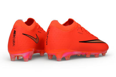 Men's Nike Air Zoom Mercurial Vapor 17 Elite AG Artificial Grass Low-Tops Football Boots - Orange/Bright Crimson/Metallic Copper