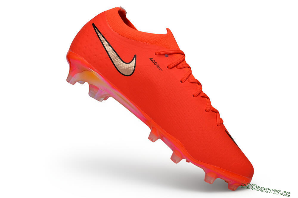 Men's Nike Air Zoom Mercurial Vapor 17 Elite AG Artificial Grass Low-Tops Football Boots - Orange/Bright Crimson/Metallic Copper 4