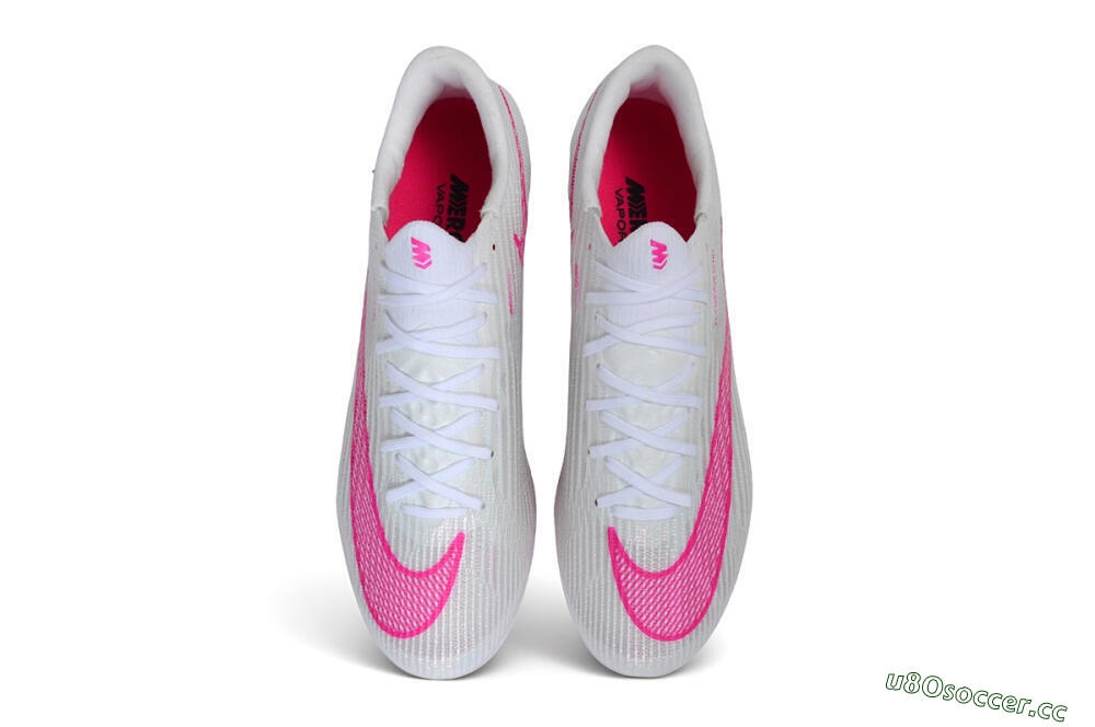 Unisex Nike Air Zoom Mercurial Superfly 11 Elite FG Firm Ground Low-Tops Football Boots - White/White/Hyper Pink 4