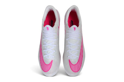 Unisex Nike Air Zoom Mercurial Superfly 11 Elite FG Firm Ground Low-Tops Football Boots - White/White/Hyper Pink