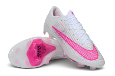 Unisex Nike Air Zoom Mercurial Superfly 11 Elite FG Firm Ground Low-Tops Football Boots - White/White/Hyper Pink