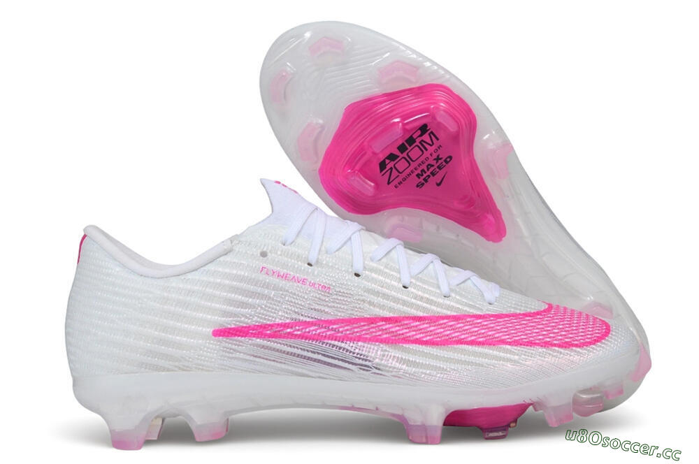 Unisex Nike Air Zoom Mercurial Superfly 11 Elite FG Firm Ground Low-Tops Football Boots - White/White/Hyper Pink 2
