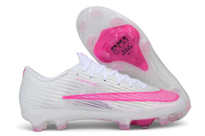 Unisex Nike Air Zoom Mercurial Superfly 11 Elite FG Firm Ground Low-Tops Football Boots - White/White/Hyper Pink