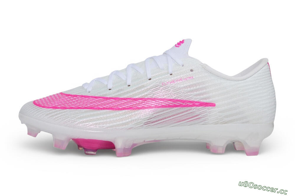 Unisex Nike Air Zoom Mercurial Superfly 11 Elite FG Firm Ground Low-Tops Football Boots - White/White/Hyper Pink 0