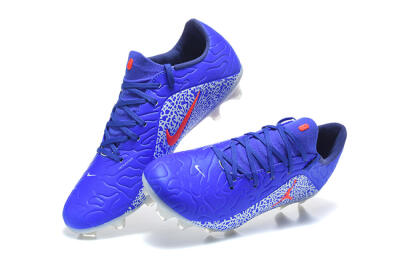 Men's Nike Tiempo Legend 11 Elite FG Firm Ground Low-Tops Football Boots - Blue/Royal Blue/Bright Crimson