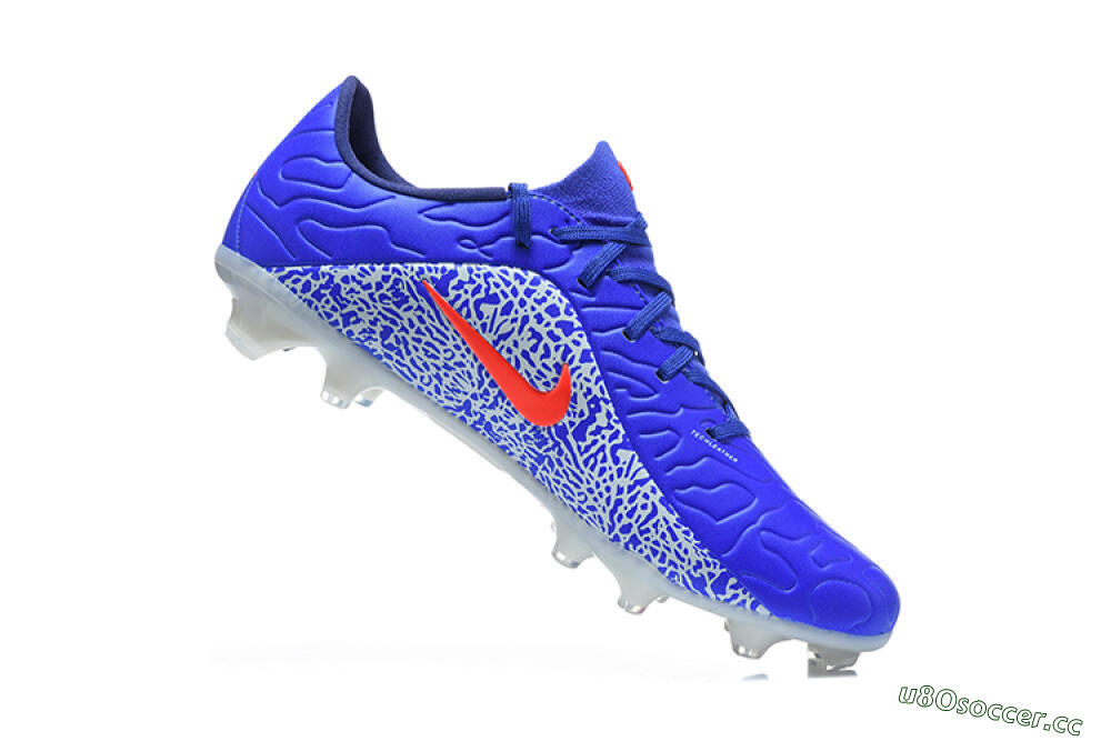 Men's Nike Tiempo Legend 11 Elite FG Firm Ground Low-Tops Football Boots - Blue/Royal Blue/Bright Crimson 7