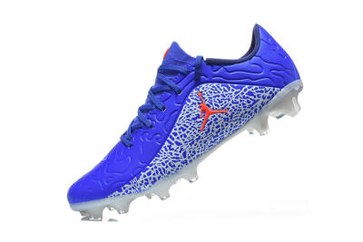 Men's Nike Tiempo Legend 11 Elite FG Firm Ground Low-Tops Football Boots - Blue/Royal Blue/Bright Crimson