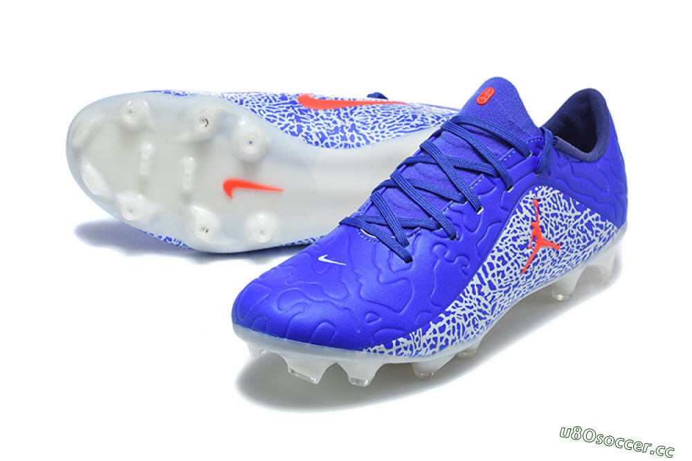 Men's Nike Tiempo Legend 11 Elite FG Firm Ground Low-Tops Football Boots - Blue/Royal Blue/Bright Crimson 3