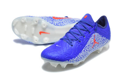 Men's Nike Tiempo Legend 11 Elite FG Firm Ground Low-Tops Football Boots - Blue/Royal Blue/Bright Crimson