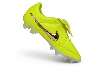 Men's Nike Tiempo Legend SE FG Firm Ground Low-Tops Football Boots - Yellow/Volt/Metallic Gold
