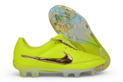 Men's Nike Tiempo Legend SE FG Firm Ground Low-Tops Football Boots - Yellow/Volt/Metallic Gold