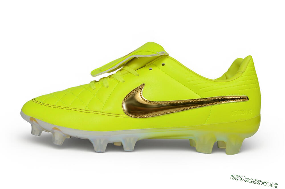 Men's Nike Tiempo Legend SE FG Firm Ground Low-Tops Football Boots - Yellow/Volt/Metallic Gold 0