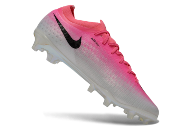 Men's Nike Air Zoom Mercurial Vapor 17 Elite AG Artificial Grass Low-Tops Football Boots - Pink/Hyper Pink/White