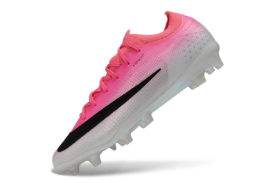 Men's Nike Air Zoom Mercurial Vapor 17 Elite AG Artificial Grass Low-Tops Football Boots - Pink/Hyper Pink/White