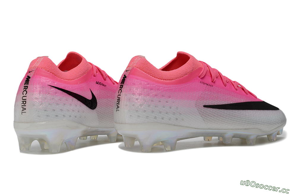 Men's Nike Air Zoom Mercurial Vapor 17 Elite AG Artificial Grass Low-Tops Football Boots - Pink/Hyper Pink/White 6
