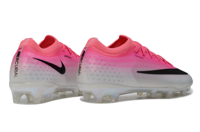 Men's Nike Air Zoom Mercurial Vapor 17 Elite AG Artificial Grass Low-Tops Football Boots - Pink/Hyper Pink/White