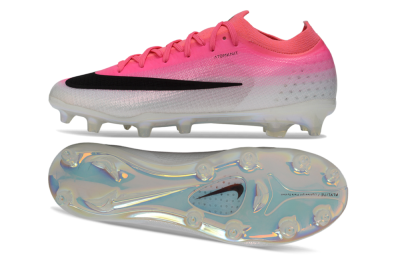 Men's Nike Air Zoom Mercurial Vapor 17 Elite AG Artificial Grass Low-Tops Football Boots - Pink/Hyper Pink/White