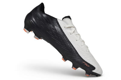 Unisex Adidas F50 Elite FG Firm Ground Low-Tops Football Boots - White/Core Black/Solar Orange