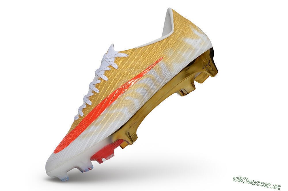 Unisex Nike Air Zoom Mercurial Superfly 11 Elite FG Firm Ground Low-Tops Football Boots - Gold/Metallic Gold/Bright Crimson 5