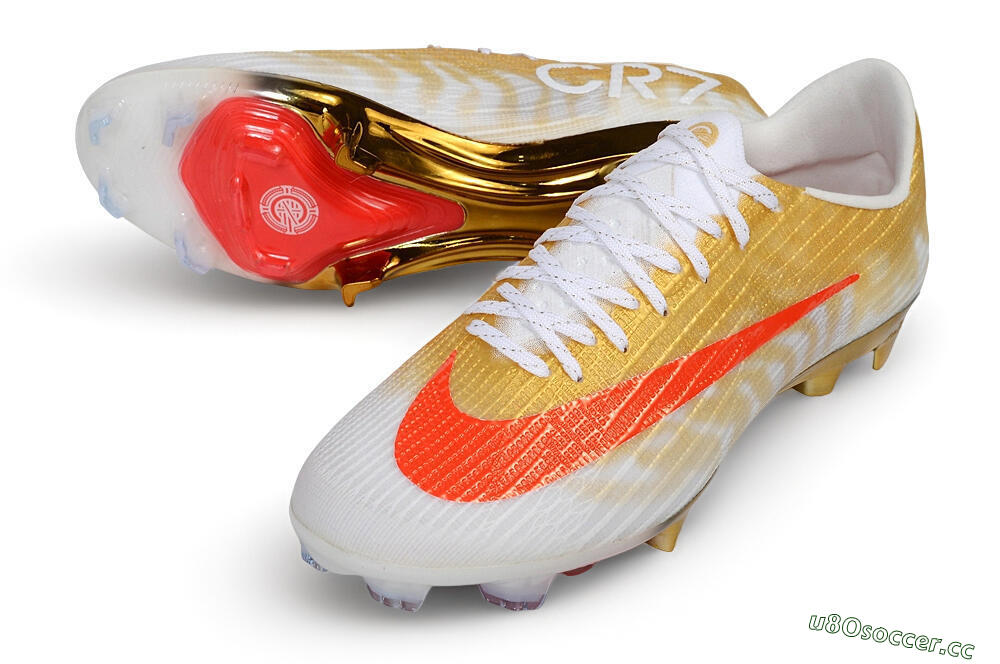 Unisex Nike Air Zoom Mercurial Superfly 11 Elite FG Firm Ground Low-Tops Football Boots - Gold/Metallic Gold/Bright Crimson 3