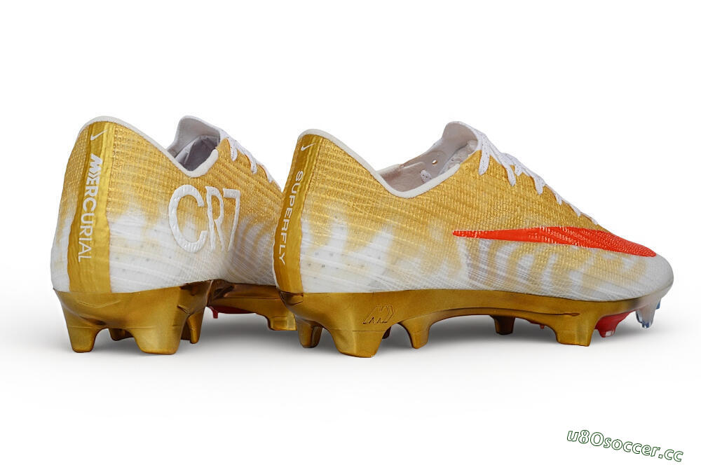 Unisex Nike Air Zoom Mercurial Superfly 11 Elite FG Firm Ground Low-Tops Football Boots - Gold/Metallic Gold/Bright Crimson 6