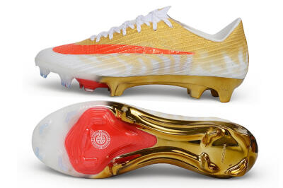 Unisex Nike Air Zoom Mercurial Superfly 11 Elite FG Firm Ground Low-Tops Football Boots - Gold/Metallic Gold/Bright Crimson