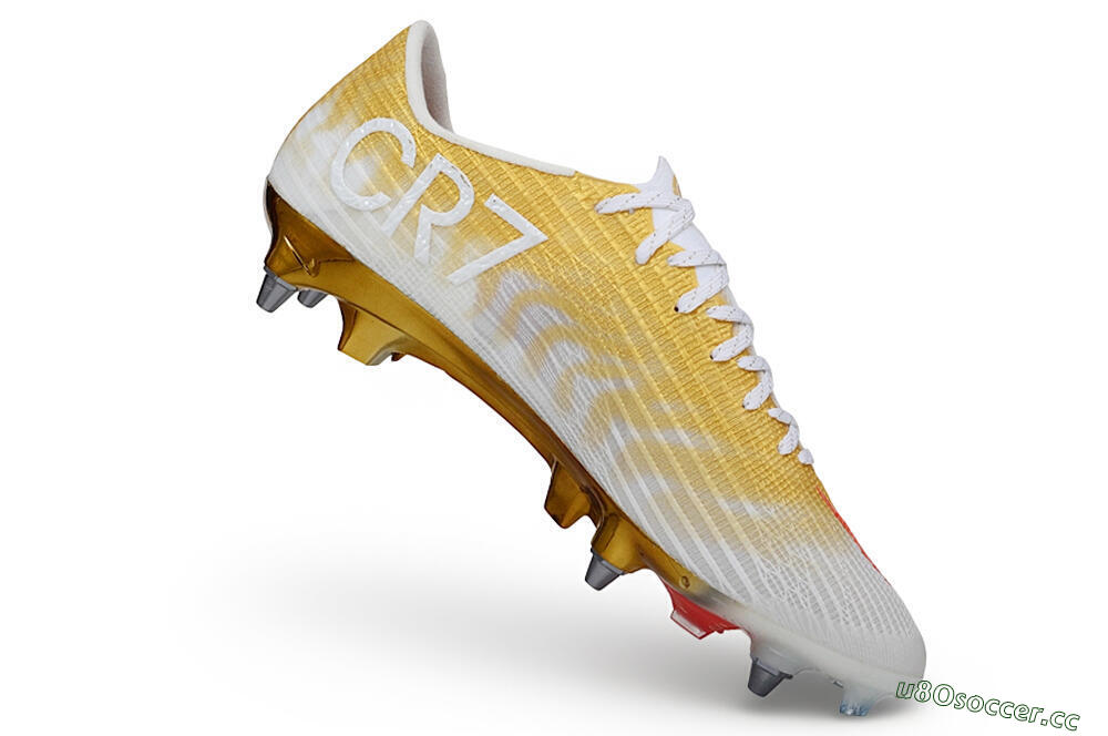 Men's Nike Air Zoom Mercurial Superfly 11 Elite SG Soft Ground Low-Tops Football Boots - Gold/Metallic Gold/Bright Crimson 4