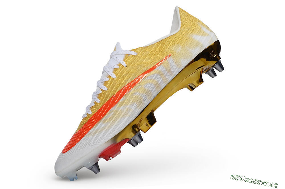 Men's Nike Air Zoom Mercurial Superfly 11 Elite SG Soft Ground Low-Tops Football Boots - Gold/Metallic Gold/Bright Crimson 5