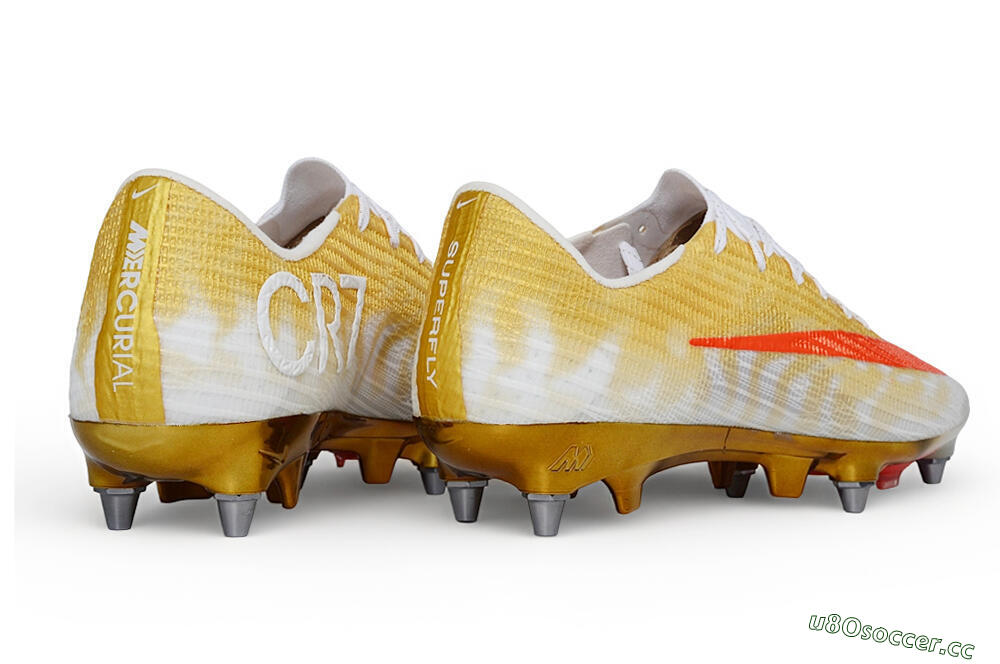 Men's Nike Air Zoom Mercurial Superfly 11 Elite SG Soft Ground Low-Tops Football Boots - Gold/Metallic Gold/Bright Crimson 6