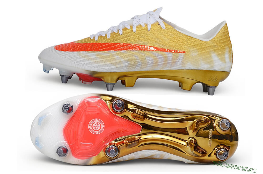 Men's Nike Air Zoom Mercurial Superfly 11 Elite SG Soft Ground Low-Tops Football Boots - Gold/Metallic Gold/Bright Crimson 1