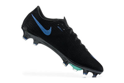 Unisex Nike Air Zoom Mercurial Superfly 11 Elite FG Firm Ground Low-Tops Football Boots - Black/Black/Laser Blue
